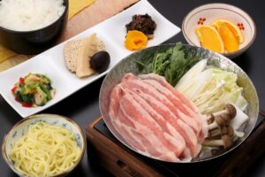 Hida pork salt chanko nabe