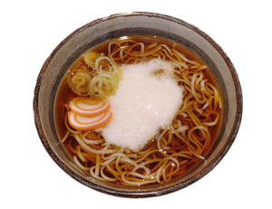 山かけ温そば