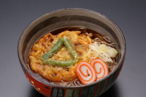 かき揚げ温そば