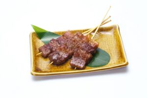 Skewered hida beef