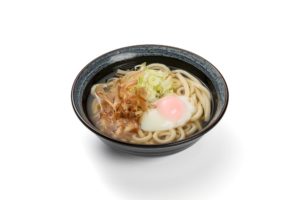 Udon with hot spring egg