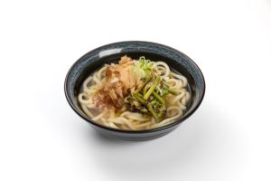 Udon  with edible wild plants