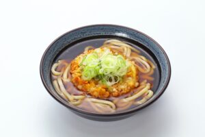 Udon with mixed tempura