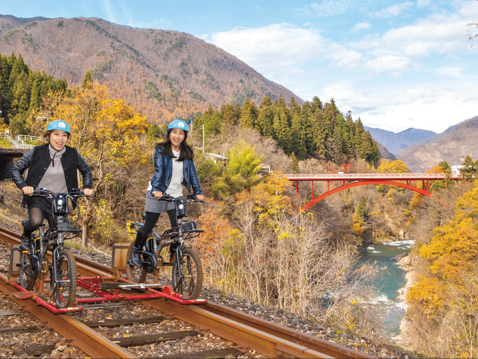 レールマウンテンバイクGattan Go!! まちなかコース 午前発プラン 【A】