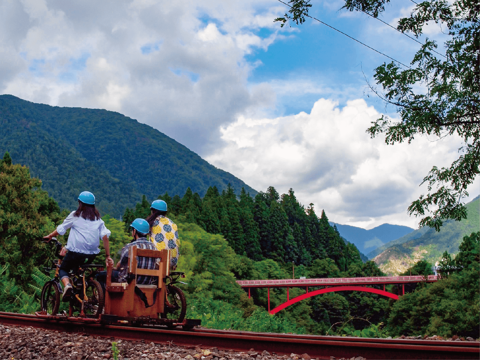 レールマウンテンバイクGattan Go!! まちなかコース　午後発プラン【B】